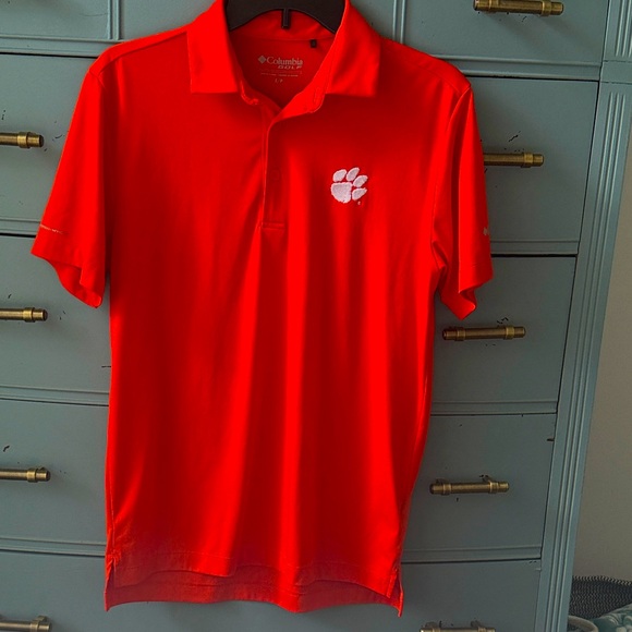 Columbia Men's Clemson Golf Polo. Sz S - Picture 1 of 4